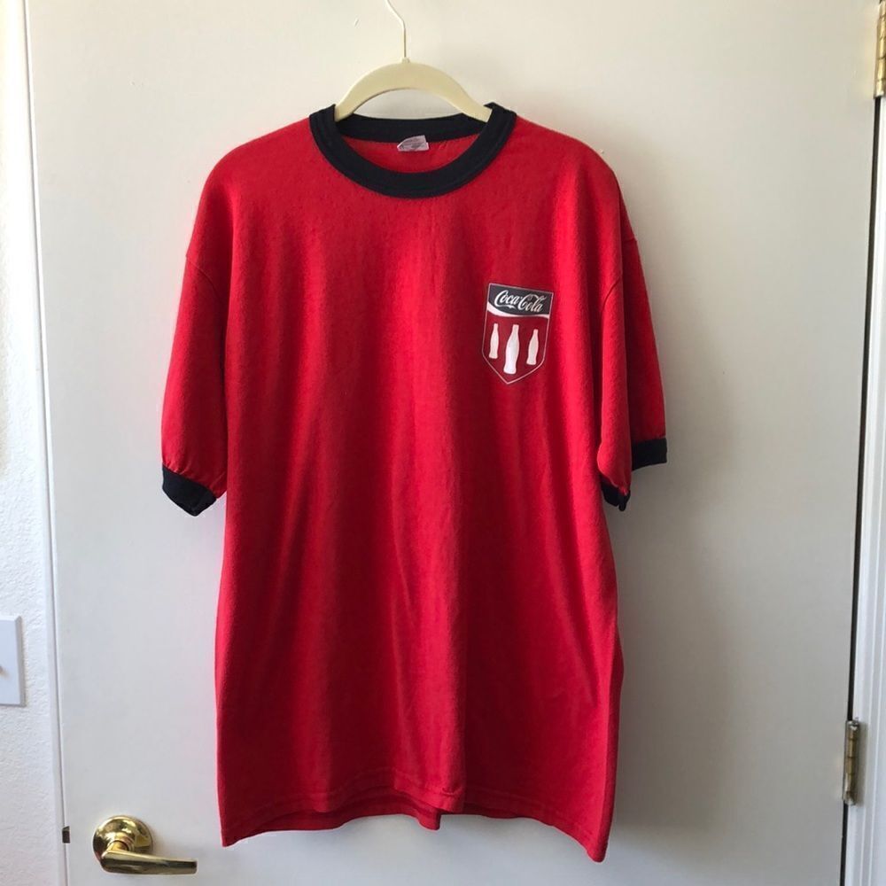 Augusta Coca-cola 2014 T-shirt Size XL GUC Red